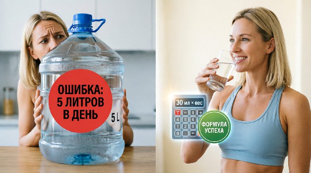 Сколько воды нужно пить для похудения: точная формула, мифы и главные ошибки